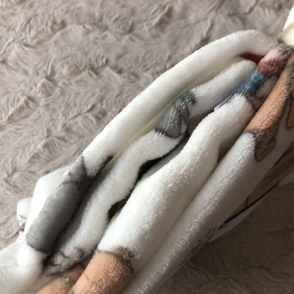 Winnie the Pooh Patriotic Baby Blanket - Soft Plush